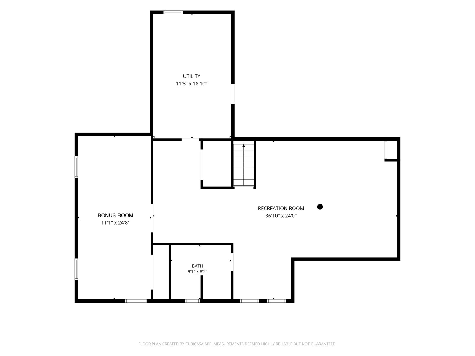 Basement floor plan