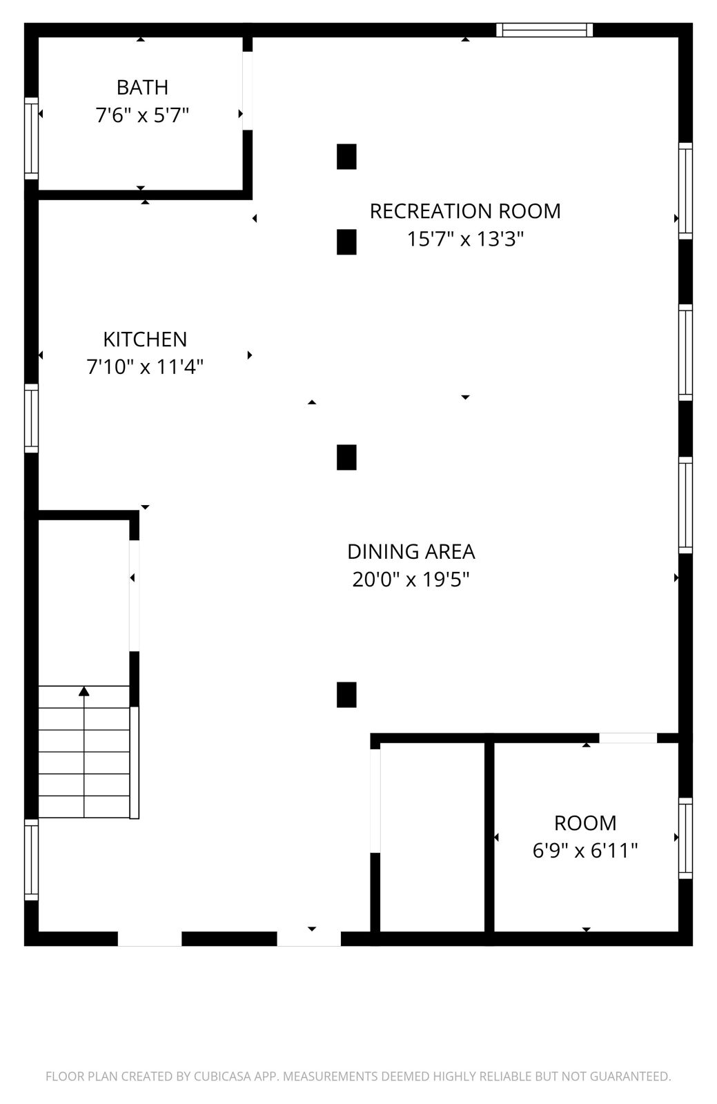 Basement floor plan